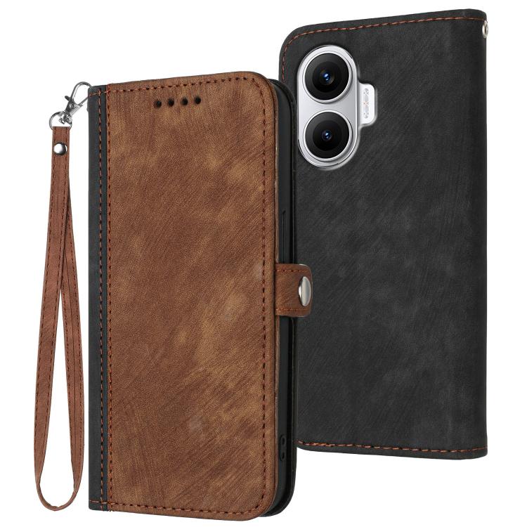 Side Buckle Double Fold Hand Strap Leather Phone Case, For Redmi A7 Pro 171mm / Poco C85x 5G, For Redmi Turbo 5 Max / Poco X8 Pro Max, For Redmi Turbo 5 5G / Poco X8 Pro 5G, For Redmi Note 15 4G / 5G 164mm / Poco M8 5G                                  ...
