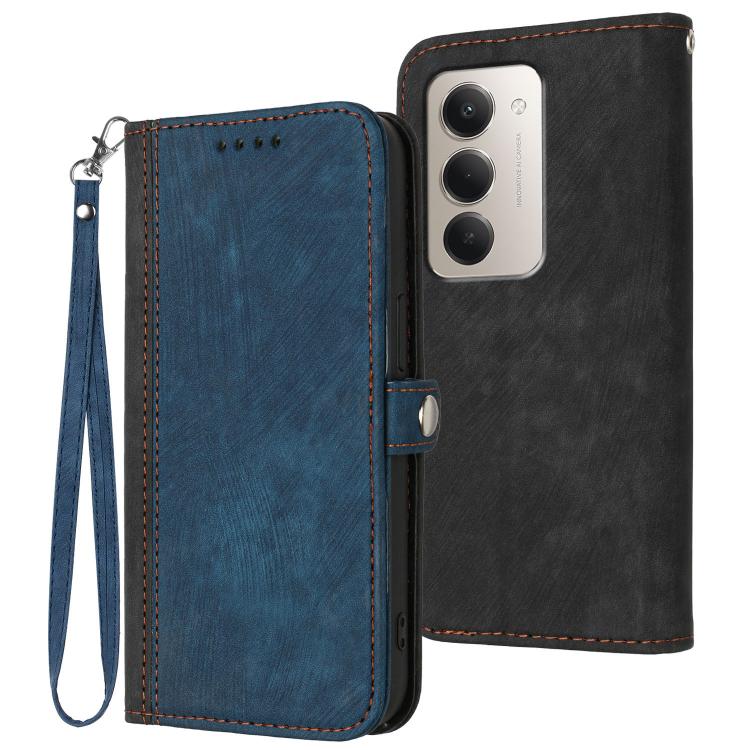 Side Buckle Double Fold Hand Strap Leather Phone Case, For Redmi A7 Pro 171mm / Poco C85x 5G, For Redmi Turbo 5 Max / Poco X8 Pro Max, For Redmi Turbo 5 5G / Poco X8 Pro 5G, For Redmi Note 15 4G / 5G 164mm / Poco M8 5G                                  ...