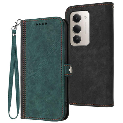 Side Buckle Double Fold Hand Strap Leather Phone Case, For Redmi A7 Pro 171mm / Poco C85x 5G, For Redmi Turbo 5 Max / Poco X8 Pro Max, For Redmi Turbo 5 5G / Poco X8 Pro 5G, For Redmi Note 15 4G / 5G 164mm / Poco M8 5G                                  ...