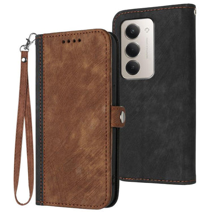 Side Buckle Double Fold Hand Strap Leather Phone Case, For Redmi A7 Pro 171mm / Poco C85x 5G, For Redmi Turbo 5 Max / Poco X8 Pro Max, For Redmi Turbo 5 5G / Poco X8 Pro 5G, For Redmi Note 15 4G / 5G 164mm / Poco M8 5G                                  ...