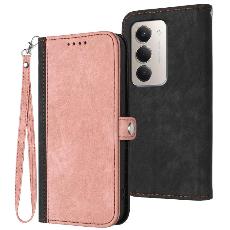 Side Buckle Double Fold Hand Strap Leather Phone Case, For Redmi A7 Pro 171mm / Poco C85x 5G, For Redmi Turbo 5 Max / Poco X8 Pro Max, For Redmi Turbo 5 5G / Poco X8 Pro 5G, For Redmi Note 15 4G / 5G 164mm / Poco M8 5G                                  ...