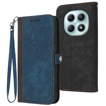 Side Buckle Double Fold Hand Strap Leather Phone Case, For Redmi A7 Pro 171mm / Poco C85x 5G, For Redmi Turbo 5 Max / Poco X8 Pro Max, For Redmi Turbo 5 5G / Poco X8 Pro 5G, For Redmi Note 15 4G / 5G 164mm / Poco M8 5G                                  ...