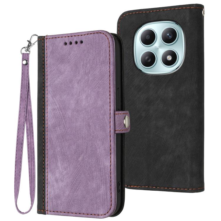 Side Buckle Double Fold Hand Strap Leather Phone Case, For Redmi A7 Pro 171mm / Poco C85x 5G, For Redmi Turbo 5 Max / Poco X8 Pro Max, For Redmi Turbo 5 5G / Poco X8 Pro 5G, For Redmi Note 15 4G / 5G 164mm / Poco M8 5G                                  ...