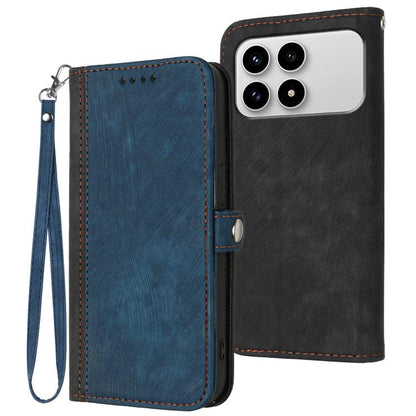 Side Buckle Double Fold Hand Strap Leather Phone Case, For Redmi A7 Pro 171mm / Poco C85x 5G, For Redmi Turbo 5 Max / Poco X8 Pro Max, For Redmi Turbo 5 5G / Poco X8 Pro 5G, For Redmi Note 15 4G / 5G 164mm / Poco M8 5G                                  ...