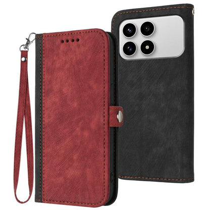 Side Buckle Double Fold Hand Strap Leather Phone Case, For Redmi A7 Pro 171mm / Poco C85x 5G, For Redmi Turbo 5 Max / Poco X8 Pro Max, For Redmi Turbo 5 5G / Poco X8 Pro 5G, For Redmi Note 15 4G / 5G 164mm / Poco M8 5G                                  ...
