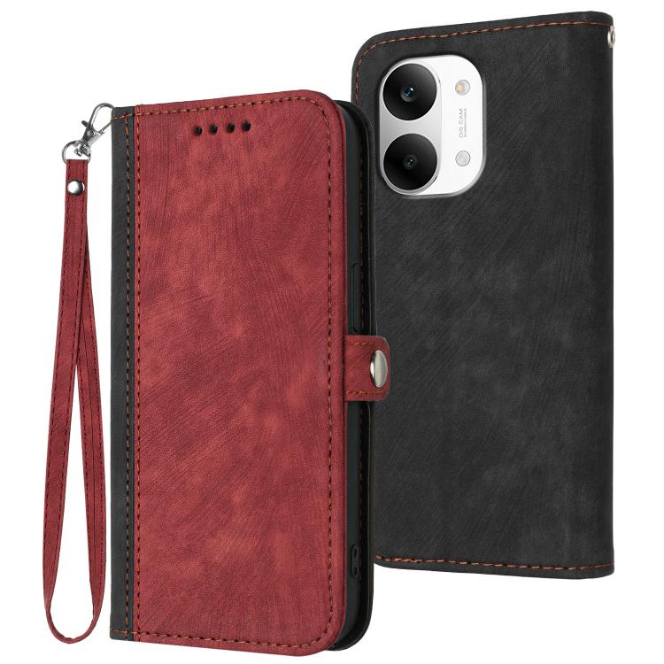 Side Buckle Double Fold Hand Strap Leather Phone Case, For Redmi A7 Pro 171mm / Poco C85x 5G, For Redmi Turbo 5 Max / Poco X8 Pro Max, For Redmi Turbo 5 5G / Poco X8 Pro 5G, For Redmi Note 15 4G / 5G 164mm / Poco M8 5G                                  ...