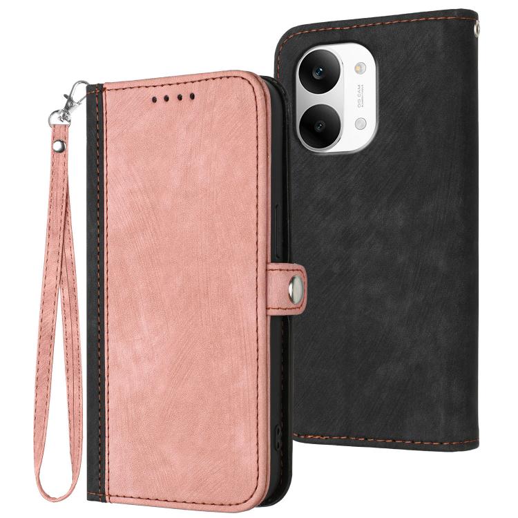 Side Buckle Double Fold Hand Strap Leather Phone Case, For Redmi A7 Pro 171mm / Poco C85x 5G, For Redmi Turbo 5 Max / Poco X8 Pro Max, For Redmi Turbo 5 5G / Poco X8 Pro 5G, For Redmi Note 15 4G / 5G 164mm / Poco M8 5G                                  ...