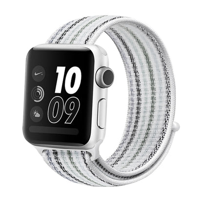 Nylon Loop Watchband, For Apple Watch Series 8&7 41mm / SE 2&6&SE&5&4 40mm / 3&2&1 38mm, For Apple Watch Ultra 49mm / Series 8&7 45mm / SE 2&6&SE&5&4 44mm / 3&2&1 42mm, For Apple Watch Series 7 45mm / 6 & SE & 5 & 4 44mm / 3 & 2 & 1 42mm               ...