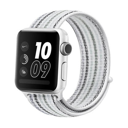Nylon Loop Watchband, For Apple Watch Series 8&7 41mm / SE 2&6&SE&5&4 40mm / 3&2&1 38mm, For Apple Watch Ultra 49mm / Series 8&7 45mm / SE 2&6&SE&5&4 44mm / 3&2&1 42mm, For Apple Watch Series 7 41mm / 6 & SE & 5 & 4 40mm / 3 & 2 & 1 38mm���������������...