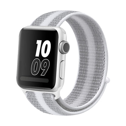 Nylon Loop Watchband, For Apple Watch Series 8&7 41mm / SE 2&6&SE&5&4 40mm / 3&2&1 38mm, For Apple Watch Ultra 49mm / Series 8&7 45mm / SE 2&6&SE&5&4 44mm / 3&2&1 42mm, For Apple Watch Series 7 45mm / 6 & SE & 5 & 4 44mm / 3 & 2 & 1 42mm               ...