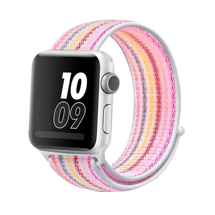 Nylon Loop Watchband, For Apple Watch Series 8&7 41mm / SE 2&6&SE&5&4 40mm / 3&2&1 38mm, For Apple Watch Ultra 49mm / Series 8&7 45mm / SE 2&6&SE&5&4 44mm / 3&2&1 42mm, For Apple Watch Series 7 41mm / 6 & SE & 5 & 4 40mm / 3 & 2 & 1 38mm���������������...