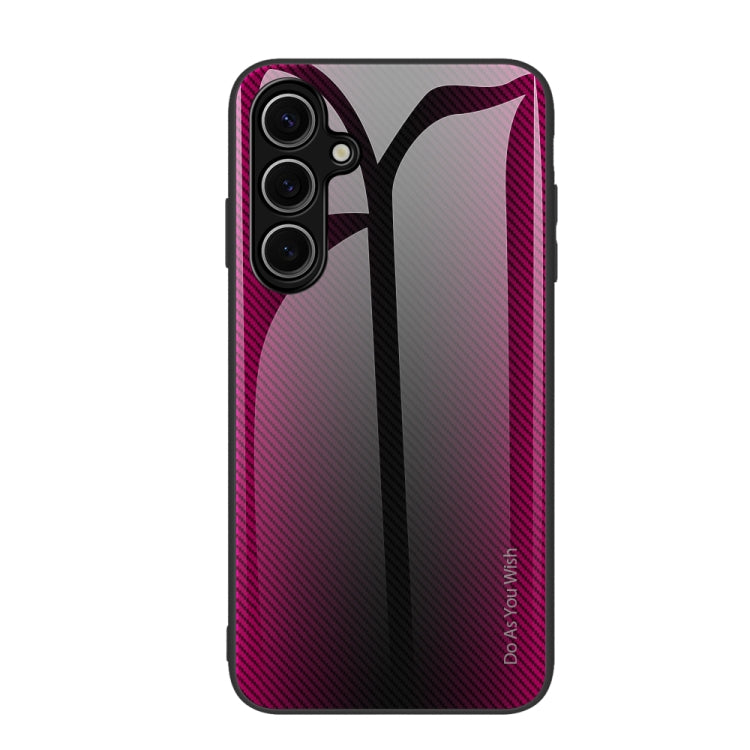 Texture Gradient Glass TPU Phone Case, For Samsung Galaxy S26+ 5G, For Samsung Galaxy S26 Ultra 5G, For Samsung Galaxy S26 5G, For Samsung Galaxy S24 FE 5G