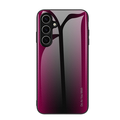 Texture Gradient Glass TPU Phone Case, For Samsung Galaxy S26+ 5G, For Samsung Galaxy S26 Ultra 5G, For Samsung Galaxy S26 5G, For Samsung Galaxy S24 FE 5G