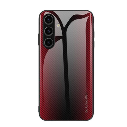 Texture Gradient Glass TPU Phone Case, For Samsung Galaxy S26+ 5G, For Samsung Galaxy S26 Ultra 5G, For Samsung Galaxy S26 5G, For Samsung Galaxy S24 FE 5G