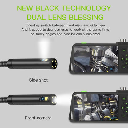 T22 4.5 inch IPS Color Screen 7.9mm Triple Camera Hard Cable Industrial Endoscope, 1m, 2m, 3.5m, 5m, 10m