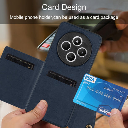 Double Buckle Card Slots Magnetic Phone Case, For Redmi 14C 4G, For Redmi Turbo 3