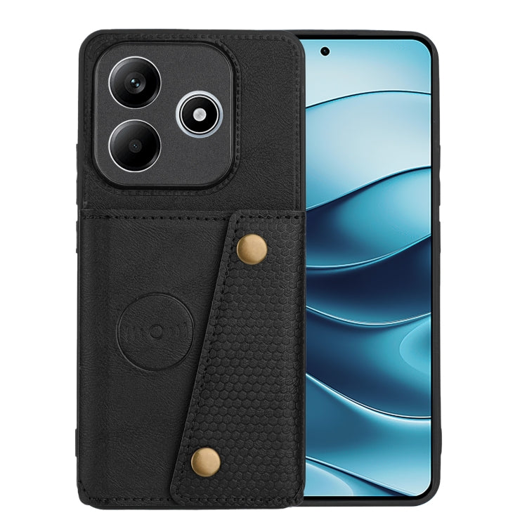 Double Buckle Card Slots Magnetic Phone Case, For Redmi 15a 5G Global, For Redmi K90 Pro Max/Poco F8 Ultra, For Redmi K90/Poco F8 Pro, For Redmi K90 Pro Max Champion Edition, For Redmi 15C 5G / 4G EU 173mm, For Redmi 15 5G Global / 4G SEA 169mm        ...