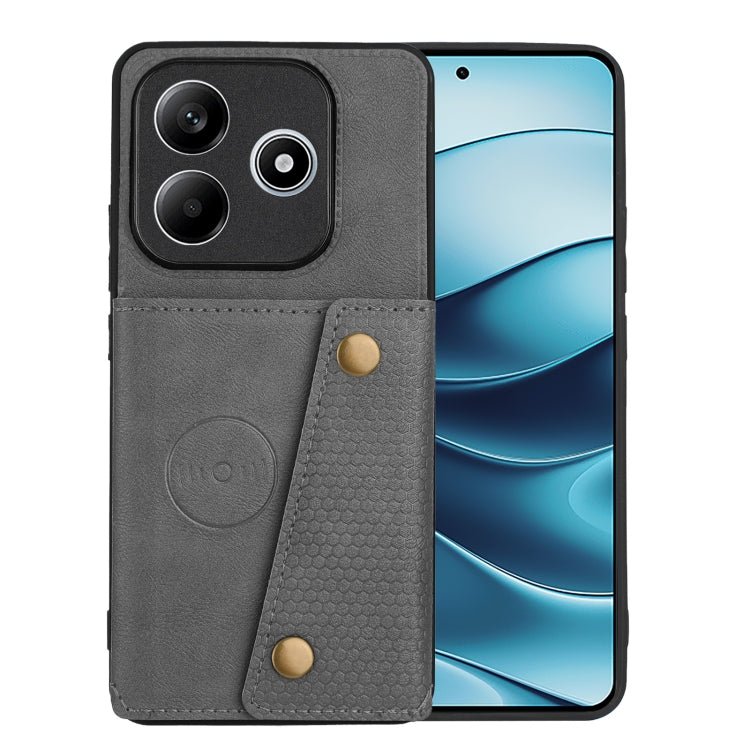 Double Buckle Card Slots Magnetic Phone Case, For Redmi 15a 5G Global, For Redmi K90 Pro Max/Poco F8 Ultra, For Redmi K90/Poco F8 Pro, For Redmi K90 Pro Max Champion Edition, For Redmi 15C 5G / 4G EU 173mm, For Redmi 15 5G Global / 4G SEA 169mm        ...