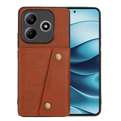 Double Buckle Card Slots Magnetic Phone Case, For Redmi 15a 5G Global, For Redmi K90 Pro Max/Poco F8 Ultra, For Redmi K90/Poco F8 Pro, For Redmi K90 Pro Max Champion Edition, For Redmi 15C 5G / 4G EU 173mm, For Redmi 15 5G Global / 4G SEA 169mm        ...