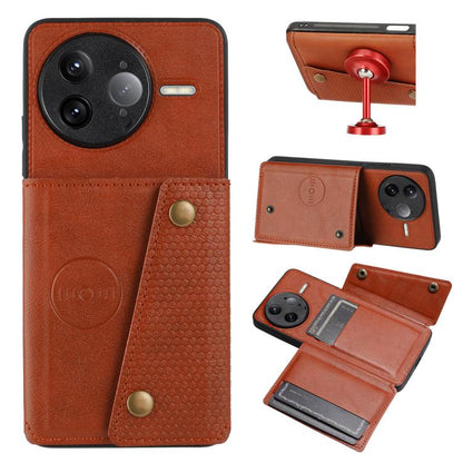 Double Buckle Card Slots Magnetic Phone Case, For Redmi 15a 5G Global, For Redmi K90 Pro Max/Poco F8 Ultra, For Redmi K90/Poco F8 Pro, For Redmi K90 Pro Max Champion Edition, For Redmi 15C 5G / 4G EU 173mm, For Redmi 15 5G Global / 4G SEA 169mm        ...