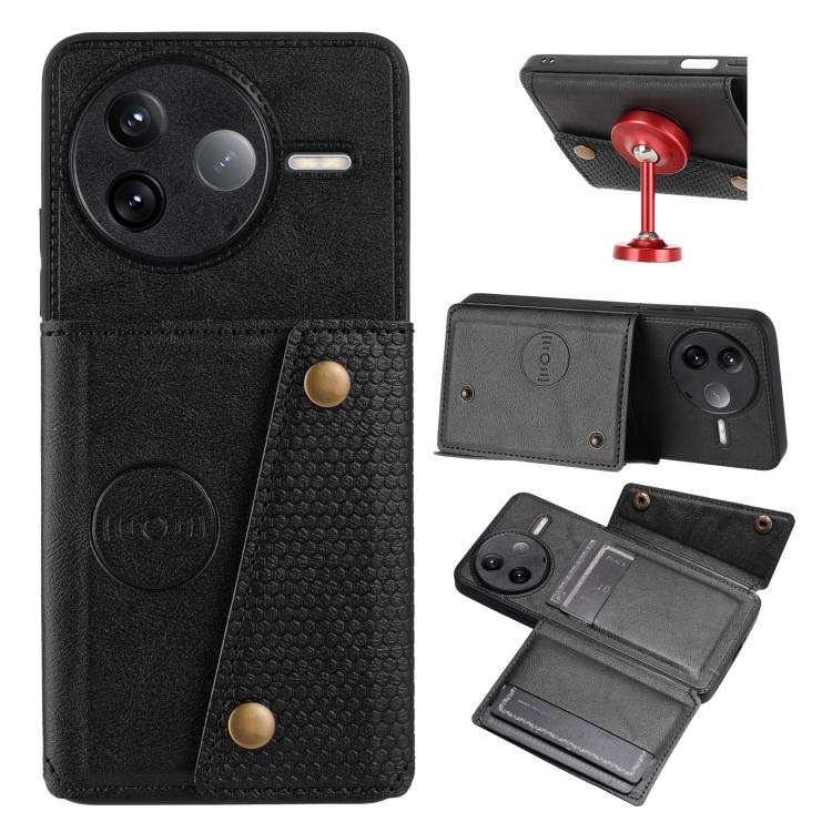 Double Buckle Card Slots Magnetic Phone Case, For Redmi 15a 5G Global, For Redmi K90 Pro Max/Poco F8 Ultra, For Redmi K90/Poco F8 Pro, For Redmi K90 Pro Max Champion Edition, For Redmi 15C 5G / 4G EU 173mm, For Redmi 15 5G Global / 4G SEA 169mm        ...