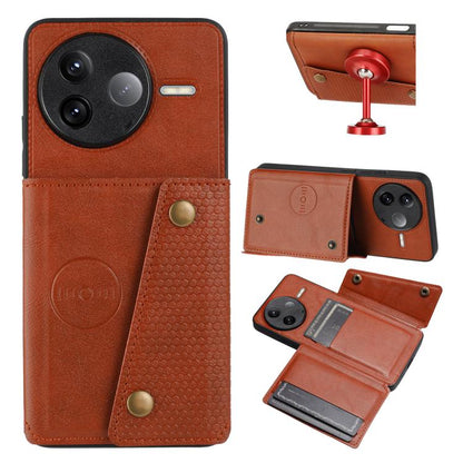 Double Buckle Card Slots Magnetic Phone Case, For Redmi 15a 5G Global, For Redmi K90 Pro Max/Poco F8 Ultra, For Redmi K90/Poco F8 Pro, For Redmi K90 Pro Max Champion Edition, For Redmi 15C 5G / 4G EU 173mm, For Redmi 15 5G Global / 4G SEA 169mm        ...