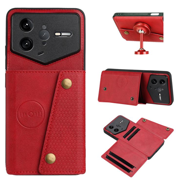 Double Buckle Card Slots Magnetic Phone Case, For Redmi 15a 5G Global, For Redmi K90 Pro Max/Poco F8 Ultra, For Redmi K90/Poco F8 Pro, For Redmi K90 Pro Max Champion Edition, For Redmi 15C 5G / 4G EU 173mm, For Redmi 15 5G Global / 4G SEA 169mm        ...