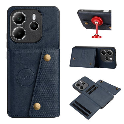 Double Buckle Card Slots Magnetic Phone Case, For Redmi 15a 5G Global, For Redmi K90 Pro Max/Poco F8 Ultra, For Redmi K90/Poco F8 Pro, For Redmi K90 Pro Max Champion Edition, For Redmi 15C 5G / 4G EU 173mm, For Redmi 15 5G Global / 4G SEA 169mm        ...