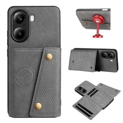 Double Buckle Card Slots Magnetic Phone Case, For Redmi 15a 5G Global, For Redmi K90 Pro Max/Poco F8 Ultra, For Redmi K90/Poco F8 Pro, For Redmi K90 Pro Max Champion Edition, For Redmi 15C 5G / 4G EU 173mm, For Redmi 15 5G Global / 4G SEA 169mm        ...