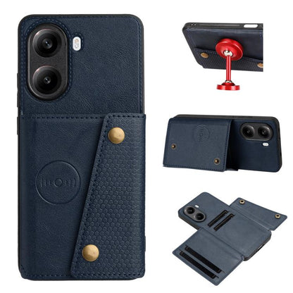 Double Buckle Card Slots Magnetic Phone Case, For Redmi 15a 5G Global, For Redmi K90 Pro Max/Poco F8 Ultra, For Redmi K90/Poco F8 Pro, For Redmi K90 Pro Max Champion Edition, For Redmi 15C 5G / 4G EU 173mm, For Redmi 15 5G Global / 4G SEA 169mm        ...