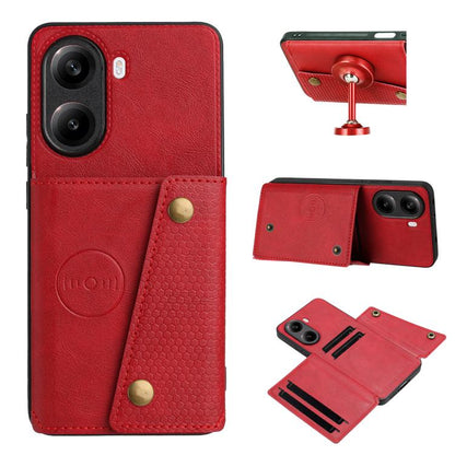 Double Buckle Card Slots Magnetic Phone Case, For Redmi 15a 5G Global, For Redmi K90 Pro Max/Poco F8 Ultra, For Redmi K90/Poco F8 Pro, For Redmi K90 Pro Max Champion Edition, For Redmi 15C 5G / 4G EU 173mm, For Redmi 15 5G Global / 4G SEA 169mm        ...