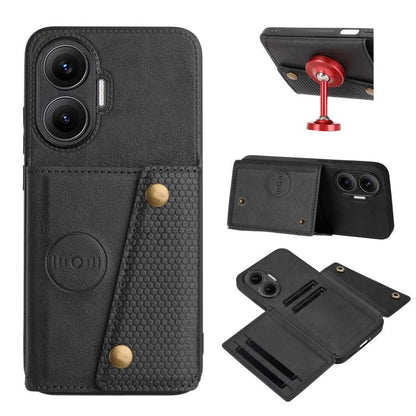 Double Buckle Card Slots Magnetic Phone Case, For Redmi 15a 5G Global, For Redmi K90 Pro Max/Poco F8 Ultra, For Redmi K90/Poco F8 Pro, For Redmi K90 Pro Max Champion Edition, For Redmi 15C 5G / 4G EU 173mm, For Redmi 15 5G Global / 4G SEA 169mm        ...