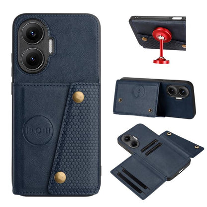 Double Buckle Card Slots Magnetic Phone Case, For Redmi 15a 5G Global, For Redmi K90 Pro Max/Poco F8 Ultra, For Redmi K90/Poco F8 Pro, For Redmi K90 Pro Max Champion Edition, For Redmi 15C 5G / 4G EU 173mm, For Redmi 15 5G Global / 4G SEA 169mm        ...