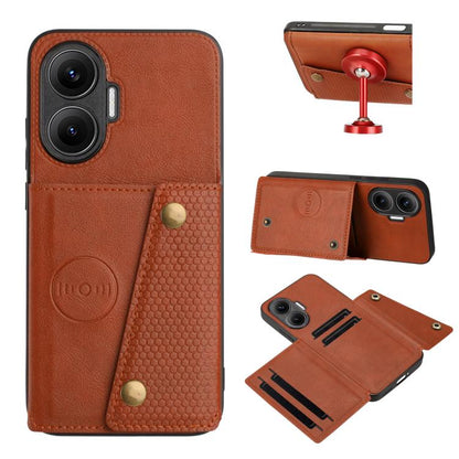 Double Buckle Card Slots Magnetic Phone Case, For Redmi 15a 5G Global, For Redmi K90 Pro Max/Poco F8 Ultra, For Redmi K90/Poco F8 Pro, For Redmi K90 Pro Max Champion Edition, For Redmi 15C 5G / 4G EU 173mm, For Redmi 15 5G Global / 4G SEA 169mm        ...