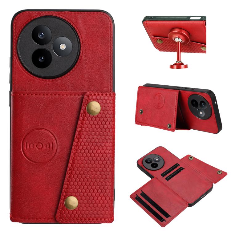 Double Buckle Card Slots Magnetic Phone Case, For Redmi 15a 5G Global, For Redmi K90 Pro Max/Poco F8 Ultra, For Redmi K90/Poco F8 Pro, For Redmi K90 Pro Max Champion Edition, For Redmi 15C 5G / 4G EU 173mm, For Redmi 15 5G Global / 4G SEA 169mm        ...