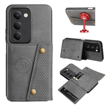 Double Buckle Card Slots Magnetic Phone Case, For Redmi 15a 5G Global, For Redmi K90 Pro Max/Poco F8 Ultra, For Redmi K90/Poco F8 Pro, For Redmi K90 Pro Max Champion Edition, For Redmi 15C 5G / 4G EU 173mm, For Redmi 15 5G Global / 4G SEA 169mm        ...