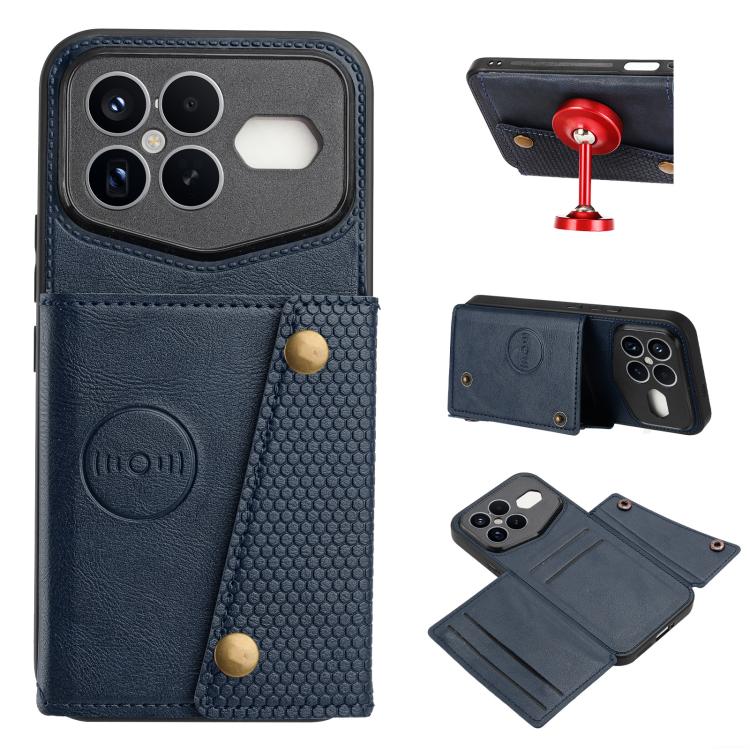 Double Buckle Card Slots Magnetic Phone Case, For Redmi 15a 5G Global, For Redmi K90 Pro Max/Poco F8 Ultra, For Redmi K90/Poco F8 Pro, For Redmi K90 Pro Max Champion Edition, For Redmi 15C 5G / 4G EU 173mm, For Redmi 15 5G Global / 4G SEA 169mm        ...