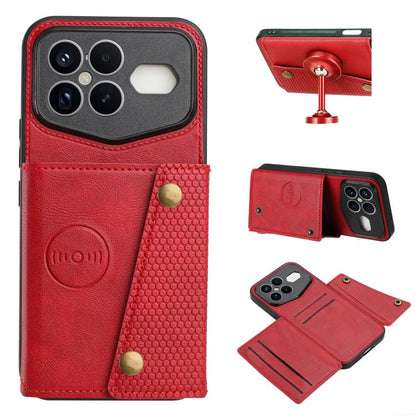 Double Buckle Card Slots Magnetic Phone Case, For Redmi 15a 5G Global, For Redmi K90 Pro Max/Poco F8 Ultra, For Redmi K90/Poco F8 Pro, For Redmi K90 Pro Max Champion Edition, For Redmi 15C 5G / 4G EU 173mm, For Redmi 15 5G Global / 4G SEA 169mm        ...