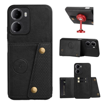 Double Buckle Card Slots Magnetic Phone Case, For Redmi Note 17 4G / 5G Global 171mm, For Redmi 15a 5G Global, For Redmi K90 Pro Max/Poco F8 Ultra, For Redmi K90/Poco F8 Pro, For Redmi K90 Pro Max Champion Edition, For Redmi 15C 5G / 4G EU 173mm       ...
