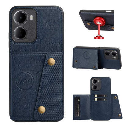 Double Buckle Card Slots Magnetic Phone Case, For Redmi Note 17 4G / 5G Global 171mm, For Redmi 15a 5G Global, For Redmi K90 Pro Max/Poco F8 Ultra, For Redmi K90/Poco F8 Pro, For Redmi K90 Pro Max Champion Edition, For Redmi 15C 5G / 4G EU 173mm       ...