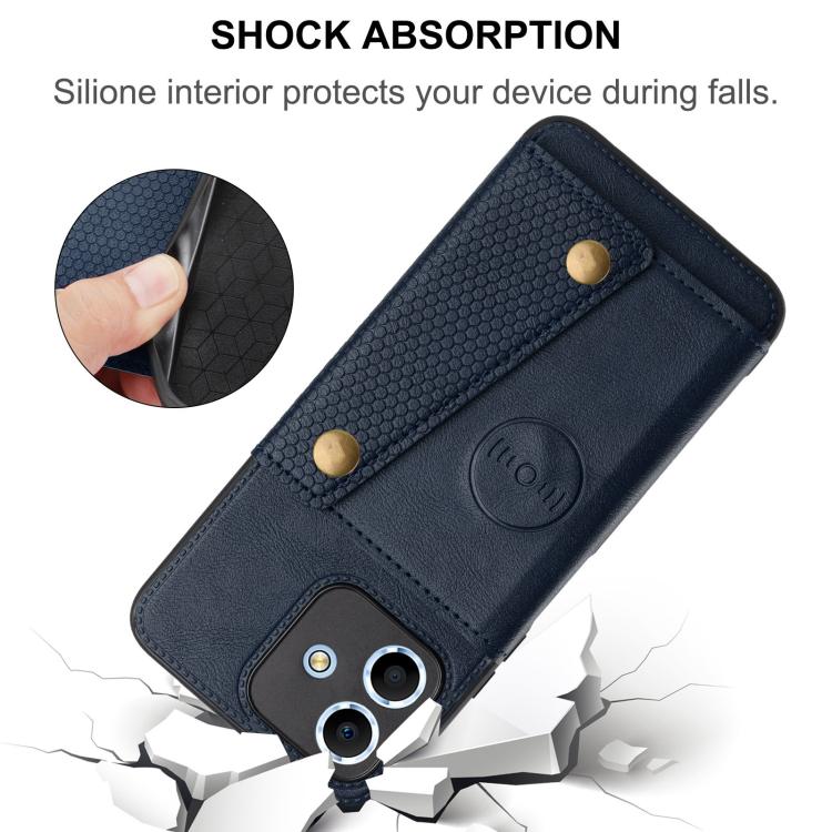 Double Buckle Card Slots Magnetic Phone Case, For Redmi Note 17 4G / 5G Global 171mm, For Redmi 15a 5G Global, For Redmi K90 Pro Max/Poco F8 Ultra, For Redmi K90/Poco F8 Pro, For Redmi K90 Pro Max Champion Edition, For Redmi 15C 5G / 4G EU 173mm       ...