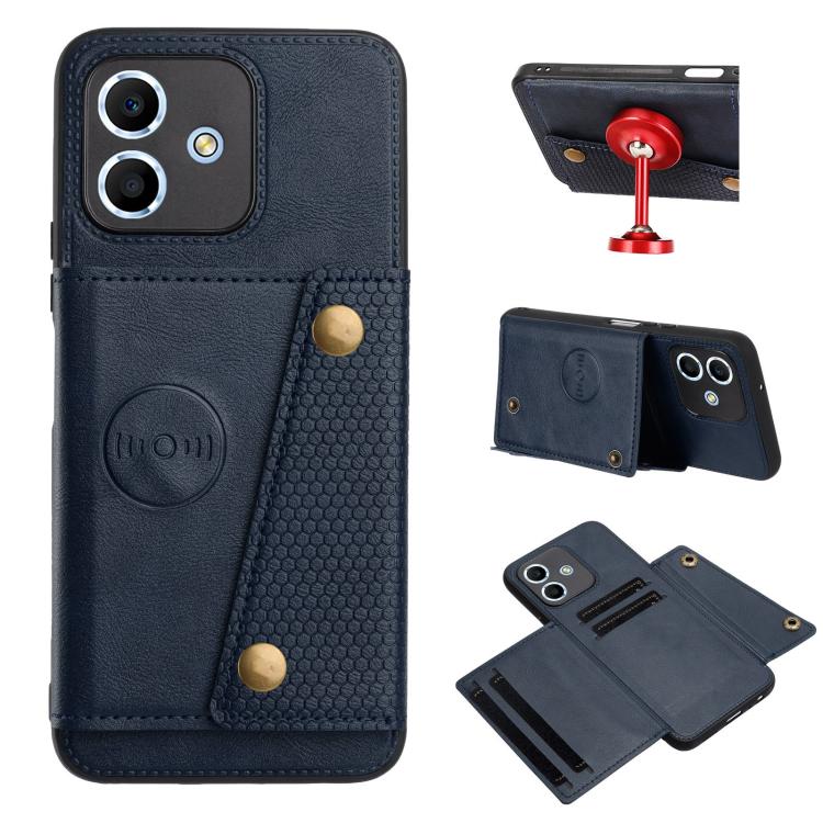 Double Buckle Card Slots Magnetic Phone Case, For Redmi Note 17 4G / 5G Global 171mm, For Redmi 15a 5G Global, For Redmi K90 Pro Max/Poco F8 Ultra, For Redmi K90/Poco F8 Pro, For Redmi K90 Pro Max Champion Edition, For Redmi 15C 5G / 4G EU 173mm       ...
