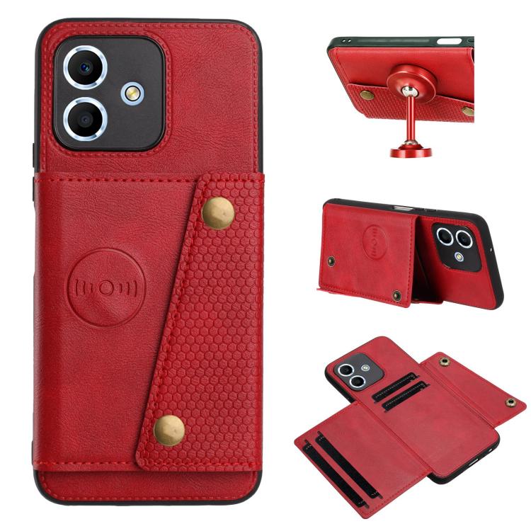 Double Buckle Card Slots Magnetic Phone Case, For Redmi Note 17 4G / 5G Global 171mm, For Redmi 15a 5G Global, For Redmi K90 Pro Max/Poco F8 Ultra, For Redmi K90/Poco F8 Pro, For Redmi K90 Pro Max Champion Edition, For Redmi 15C 5G / 4G EU 173mm       ...