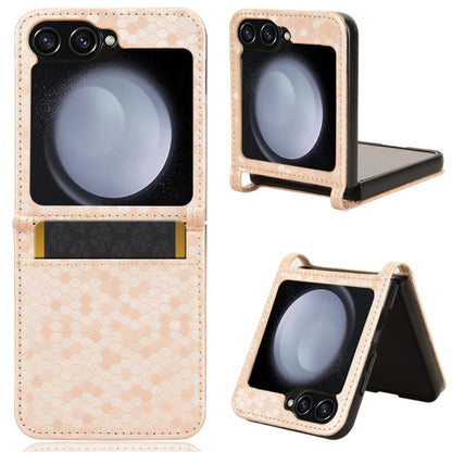 Honeycomb Dot Texture Leather Phone Case, For Samsung Galaxy Z Flip7 FE / Z Flip6 5G, For Samsung Galaxy Z Fold7 5G, For Samsung Galaxy Z Flip7 5G, For Samsung Galaxy Z Fold6 5G