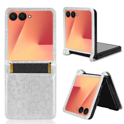 Honeycomb Dot Texture Leather Phone Case, For Samsung Galaxy Z Flip7 FE / Z Flip6 5G, For Samsung Galaxy Z Fold7 5G, For Samsung Galaxy Z Flip7 5G, For Samsung Galaxy Z Fold6 5G