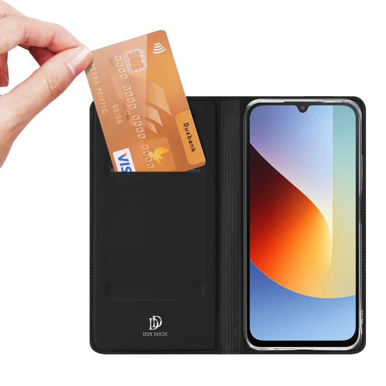 DUX DUCIS Skin Pro Series Flip Leather Phone Case, For Redmi A7 Pro 4G / 5G 171mm, For Redmi Note 15 Pro+ 5G Global 163.3mm, For Redmi Note 15 4G / 5G Global 164mm, For Redmi K90 Pro Max / Poco F8 Ultra, For Redmi K90 / Poco F8 Pro                     ...