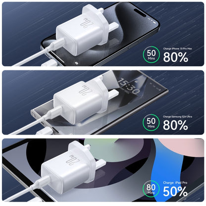 JOYROOM JR-TCF20 PD20W USB-C / Type-C Port Charger, UK Plug