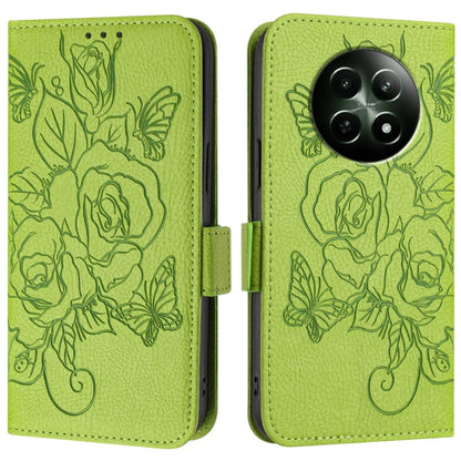 Embossed Rose RFID Anti-theft Leather Phone Case, For Realme 12 5G, For Realme Narzo N53 4G, For Realme Note 50 4G / C51 4G / C53 4G, For Realme 12 Pro 5G / 12 Pro+ 5G, For Realme C67 4G Global, For Realme 11 5G Global / 11X 5G                         ...