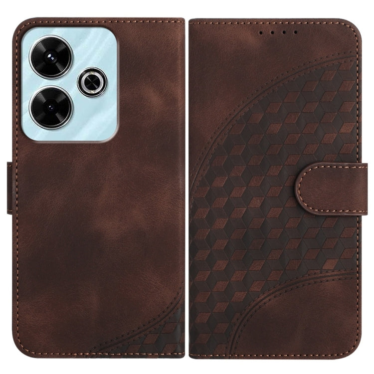 Elephant Head Embossed Phone Leather Case with Lanyard, For Redmi Note 14 4G 164.84mm, For Redmi Turbo 4 / Poco X7 Pro, For Redmi Note 14 Pro 4G, For Redmi Note 14 4G 163.25mm, For Redmi Note 14 5G, For Redmi Note 14 Pro+ 5G, For Redmi Note 14 Pro 5G  ...