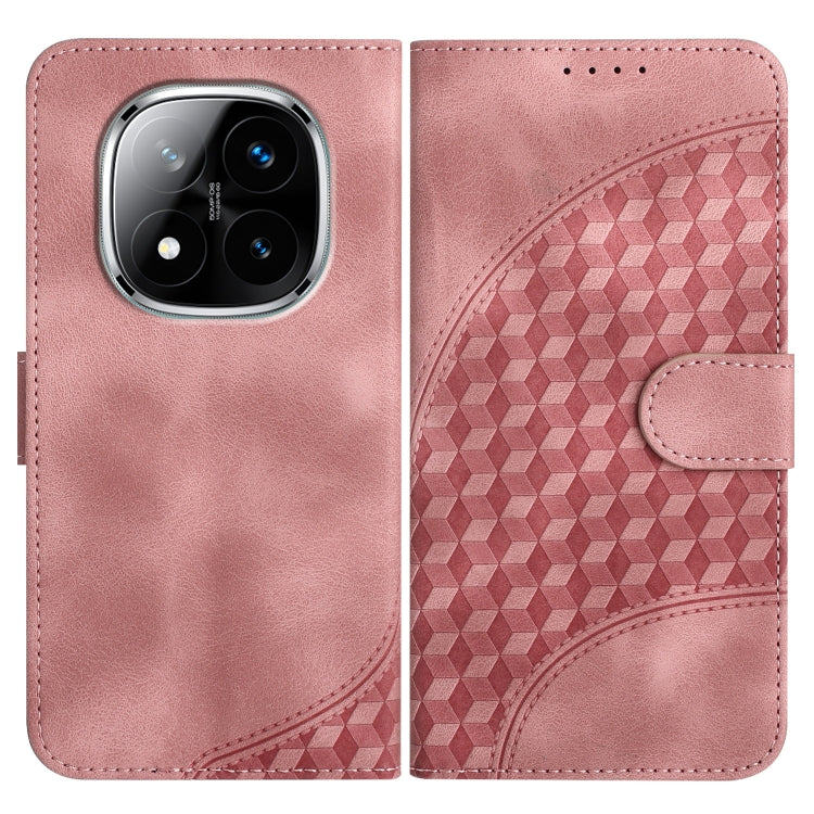 Elephant Head Embossed Phone Leather Case with Lanyard, For Redmi Note 14 4G 164.84mm, For Redmi Turbo 4 / Poco X7 Pro, For Redmi Note 14 Pro 4G, For Redmi Note 14 4G 163.25mm, For Redmi Note 14 5G, For Redmi Note 14 Pro+ 5G, For Redmi Note 14 Pro 5G  ...